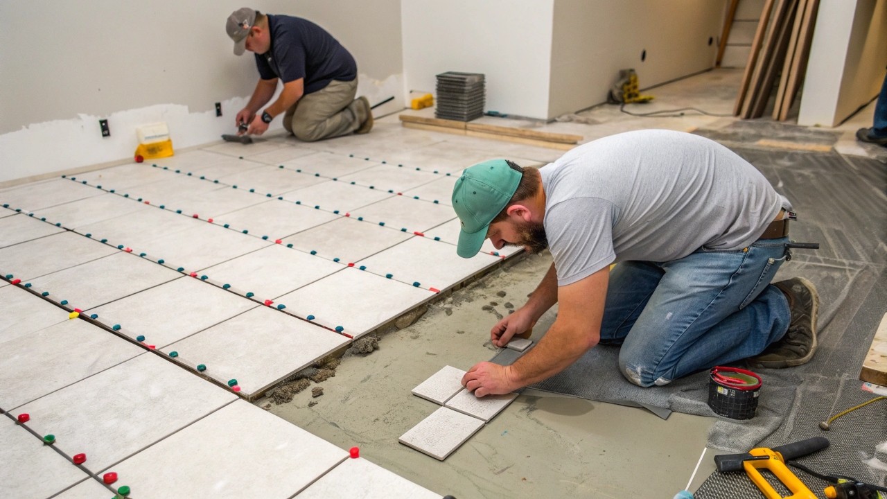 Технология укладки керамогранита на пол