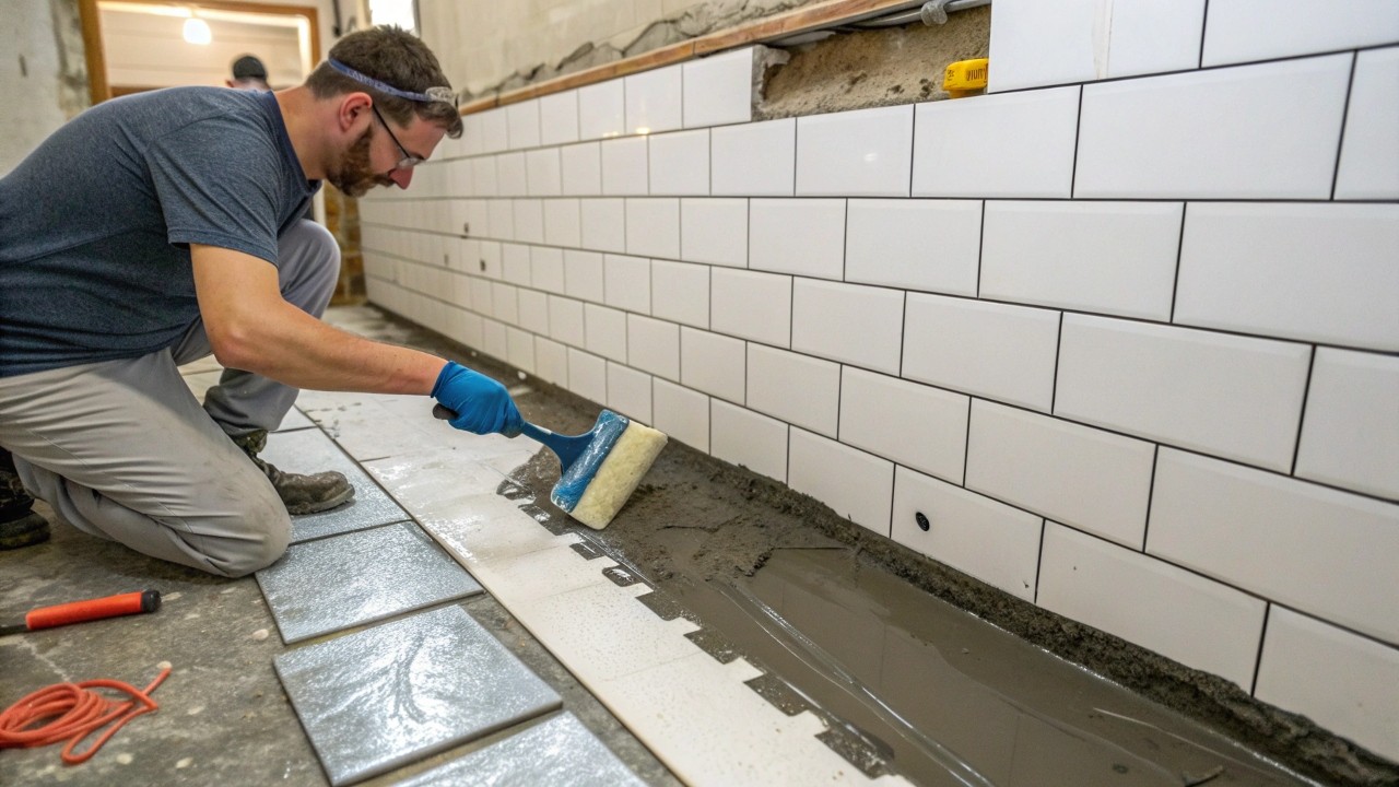 Затирка швов и финишная обработка