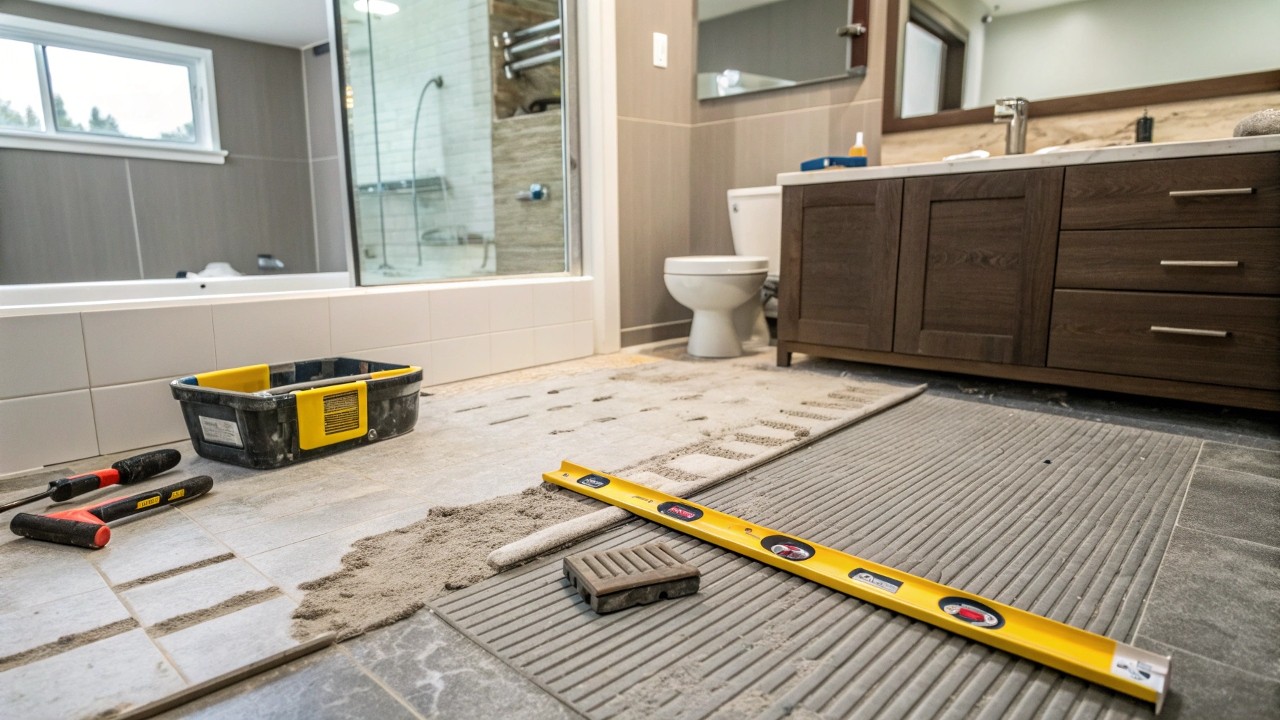 плитки в ванной и туалете