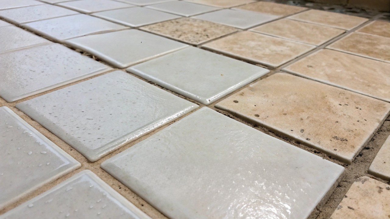 Неправильный выбор плитки для влажных помещений