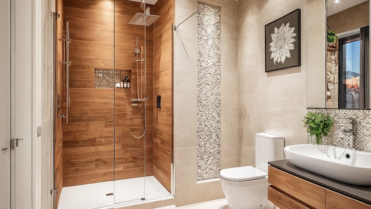 плитки в ванной и туалете