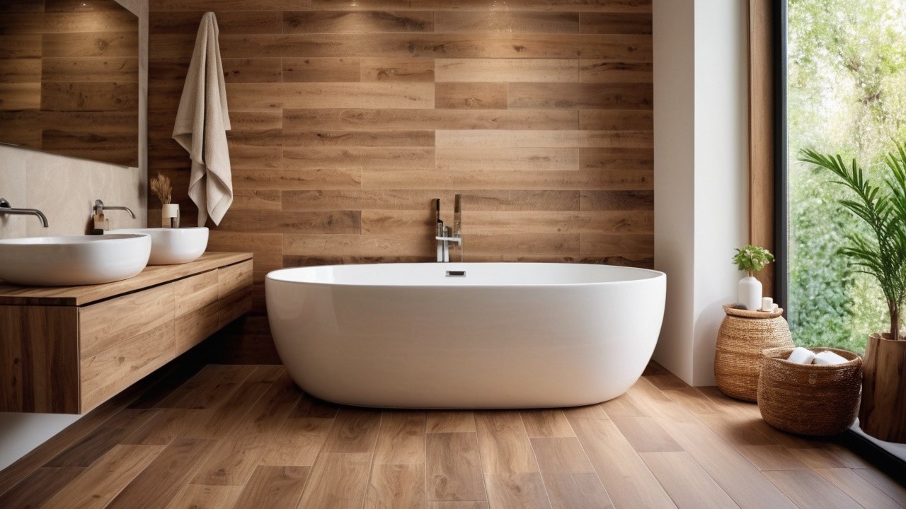 Эстетические качества керамогранита под дерево