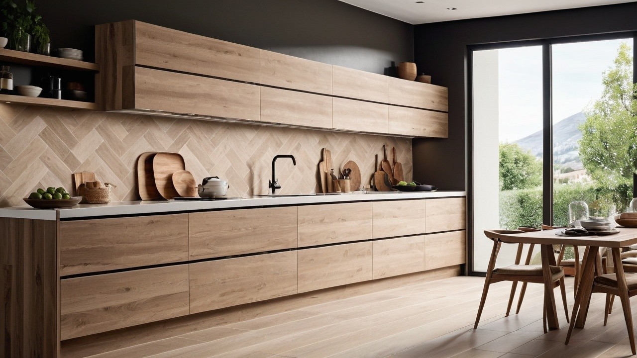 Как выбрать керамогранит под дерево для ванной и кухни