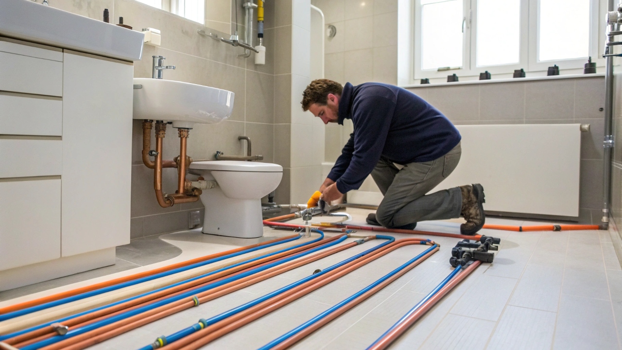 Подготовка поверхностей к укладке плитки в ванной комнате