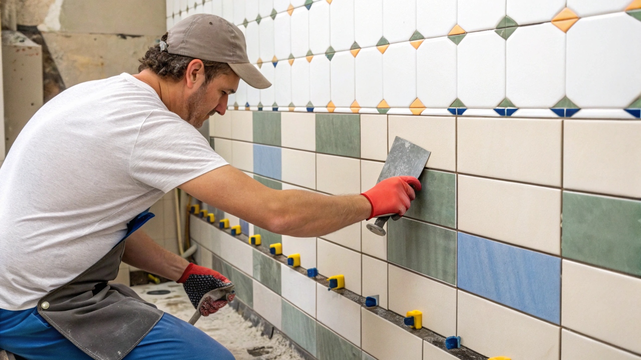 Затирка и финишная обработка швов после укладки плитки