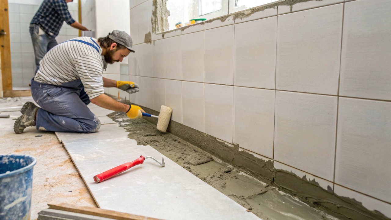 Подготовка поверхности перед укладкой плитки в ванной