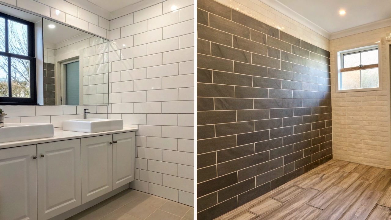 Особенности укладки плитки по горизонтали и вертикали