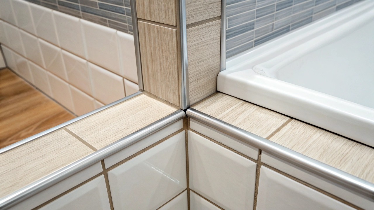 Углы и уголки при облицовке плиткой в ванной