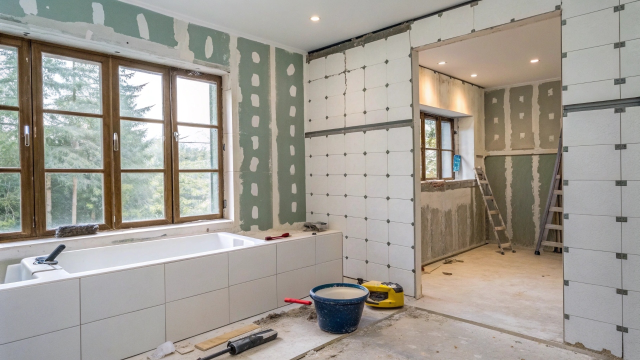 Подготовка стен под покраску и укладку плитки