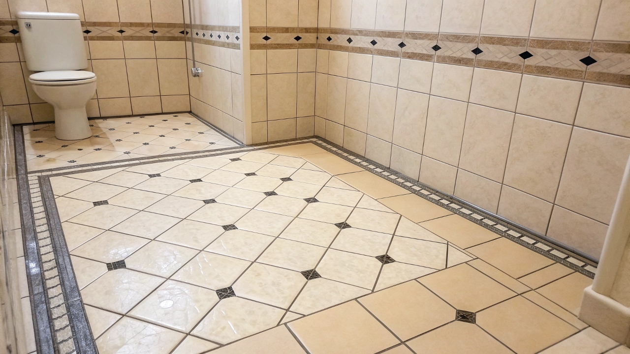 Оптимальная раскладка плитки для маленькой ванной