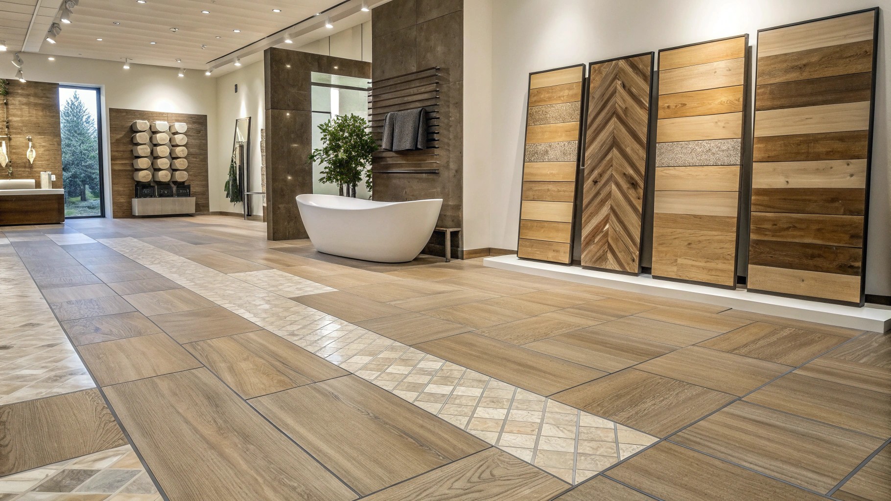 Варианты форматов и укладки плитки