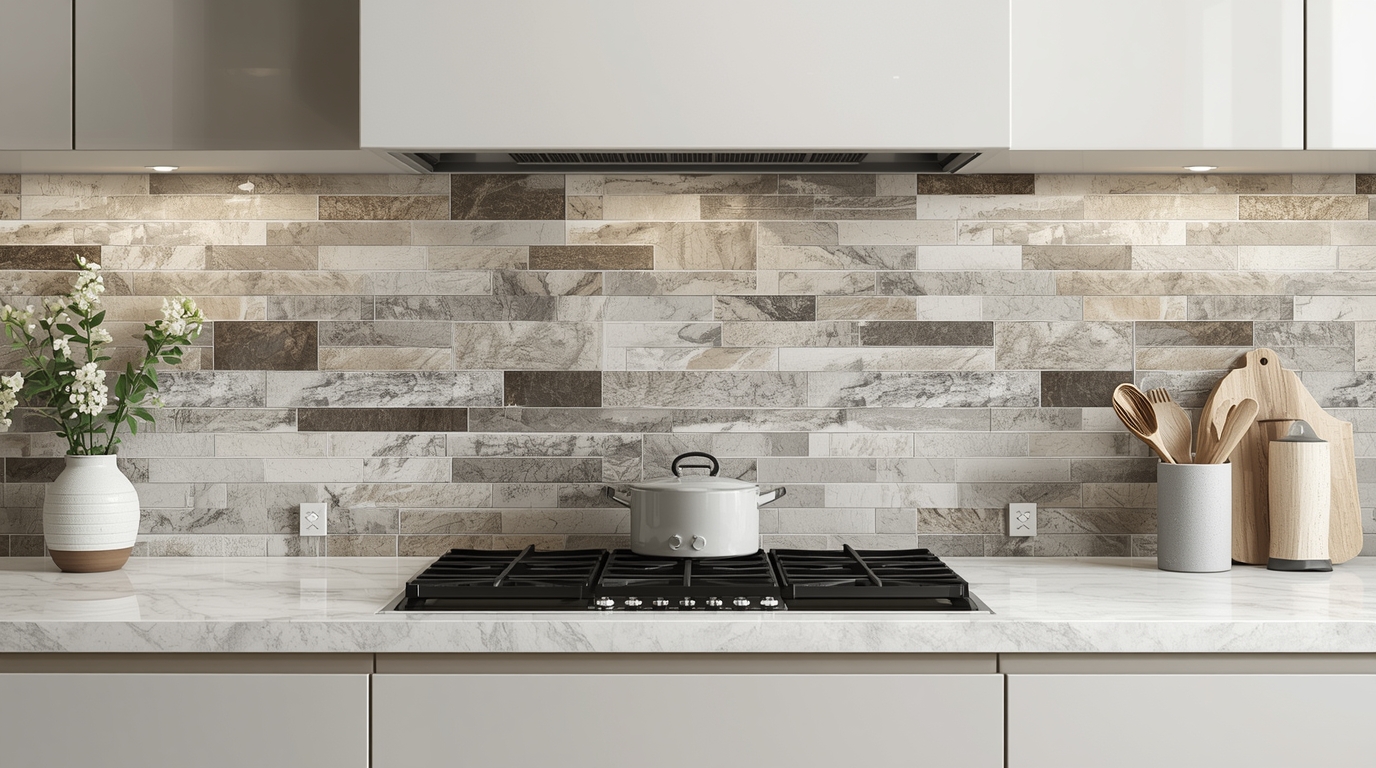 Керамическая плитка для фартука на кухню