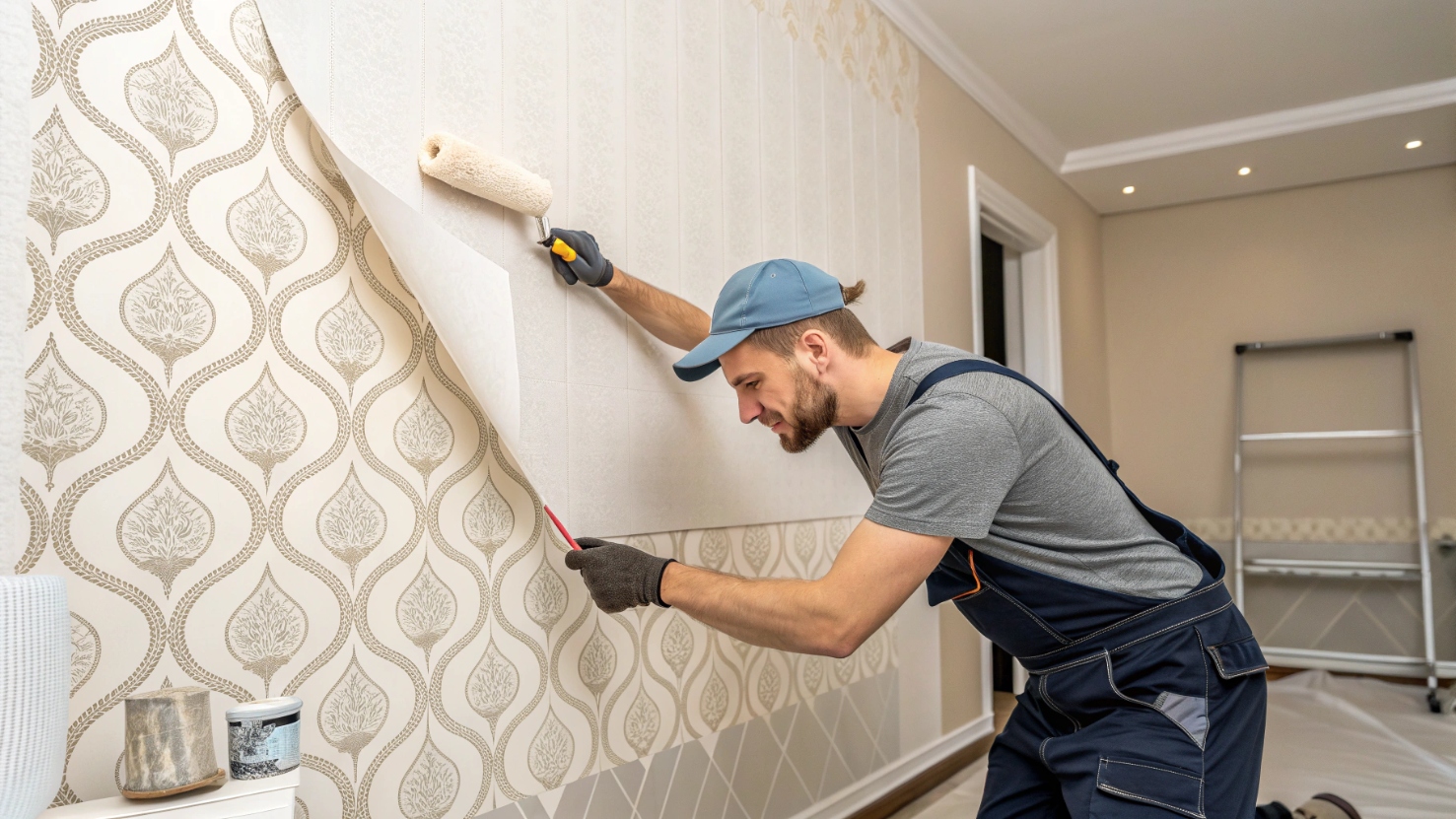 Профессиональная поклейка обоев в Москве и области от РемонтСтрой
