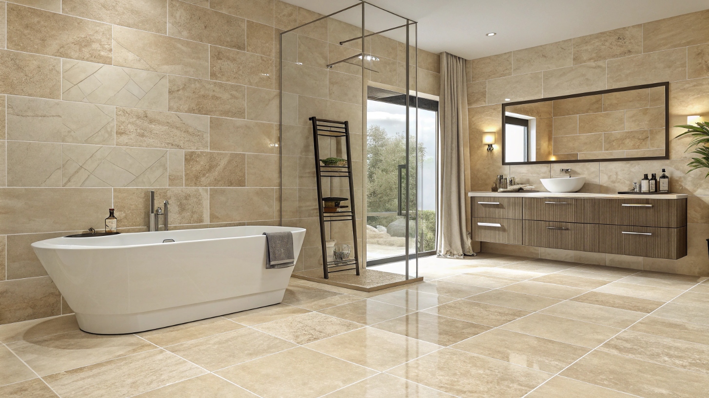 Бежевая плитка в 2026 году: универсальное решение и актуальный тренд