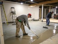 стен керамогранитом