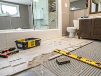 плитки в ванной и туалете