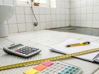 ремонт маленькой ванной с плиткой