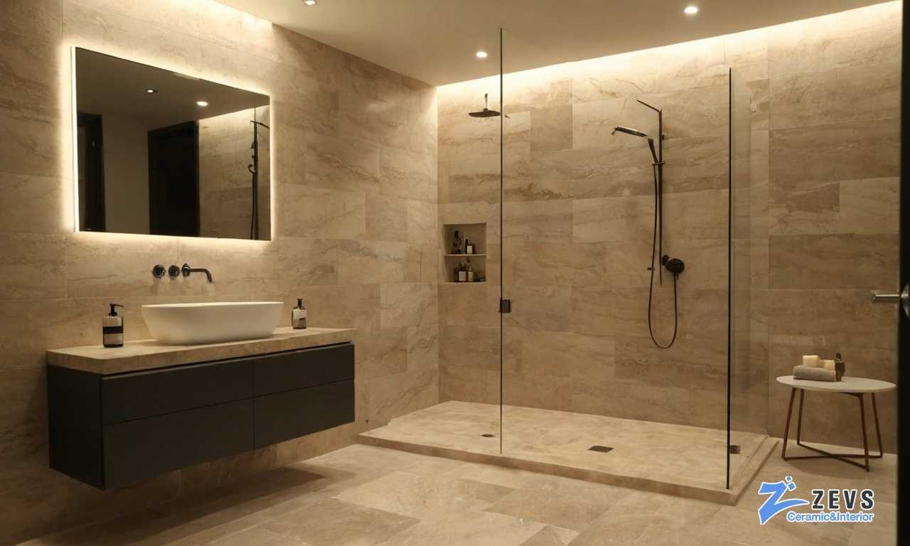 Как выбрать плитку для душевой с уклоном пола