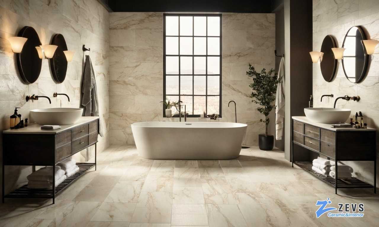 Как создать нежный и уютный интерьер ванной с помощью плитки с акварельными узорами Как создать нежный и уютный интерьер ванной с помощью плитки с акварельными узорами