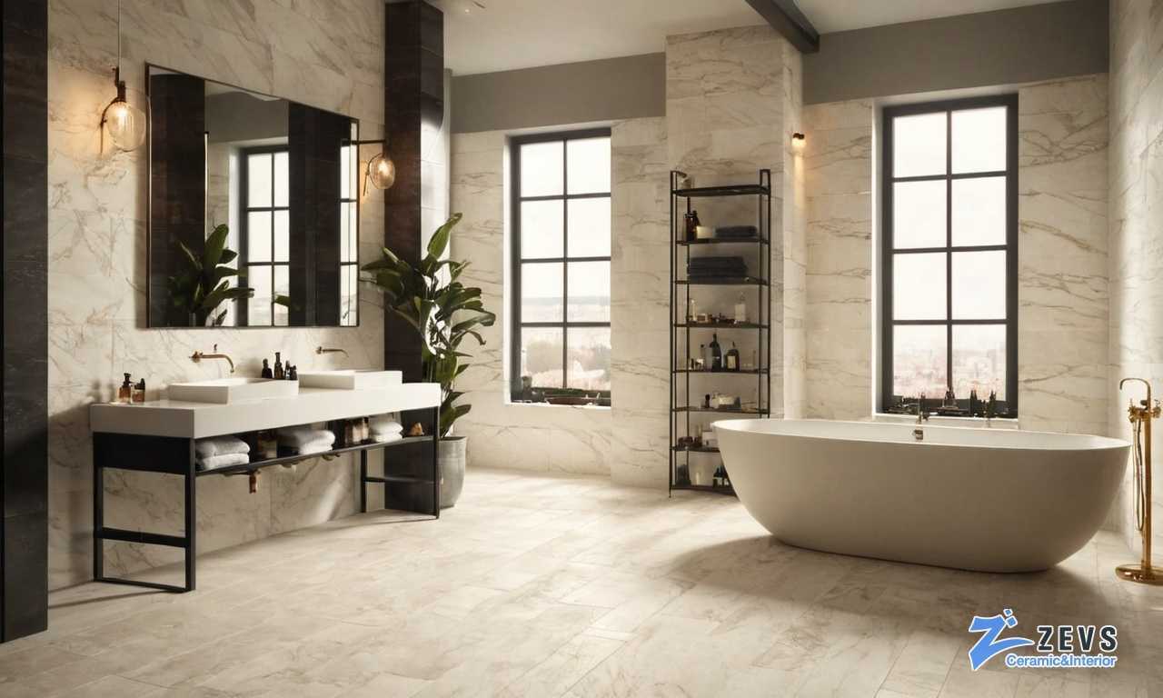 Как создать современный молодежный интерьер ванной с помощью плитки с эффектом граффити Как создать современный молодежный интерьер ванной с помощью плитки с эффектом граффити