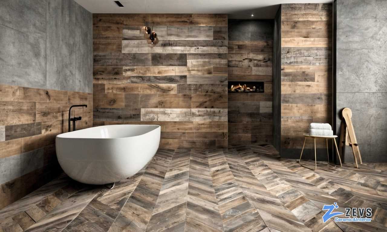 Как правильно выбрать цвет плитки под дерево для ванной чтобы создать идеальный интерьер