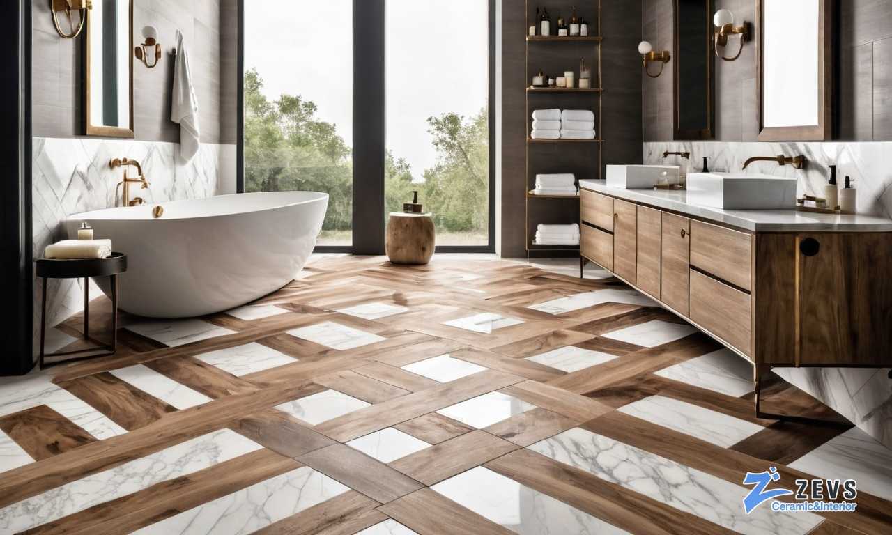 Рустикальная плитка под камень для ванной в деревенском стиле создающая атмосферу уюта и природной красоты