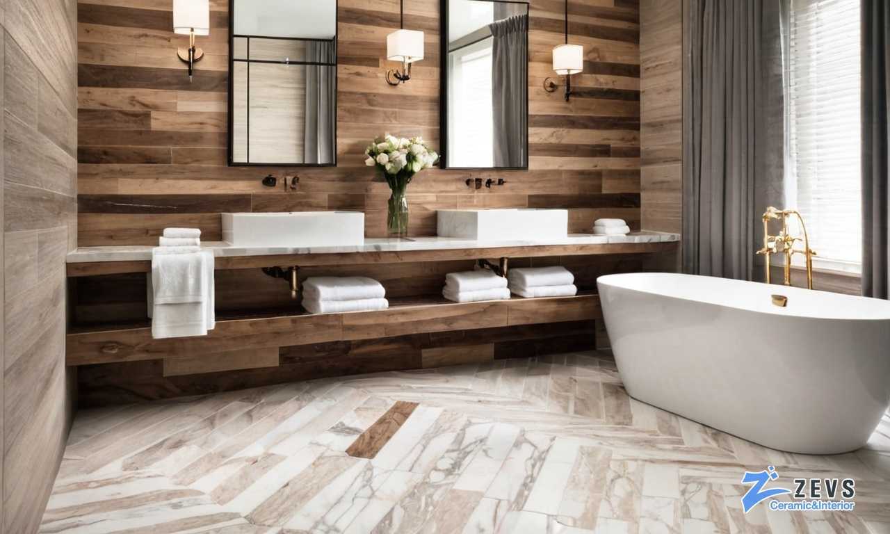 Идеи для ванной в стиле лофт с плиткой под камень для создания уникального и современного интерьера