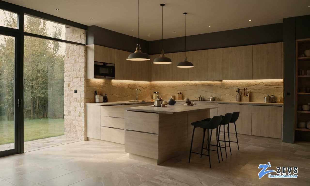 Матовое или глянцевое покрытие плитки под бетон для кухни что выбрать и как сделать правильный выбор