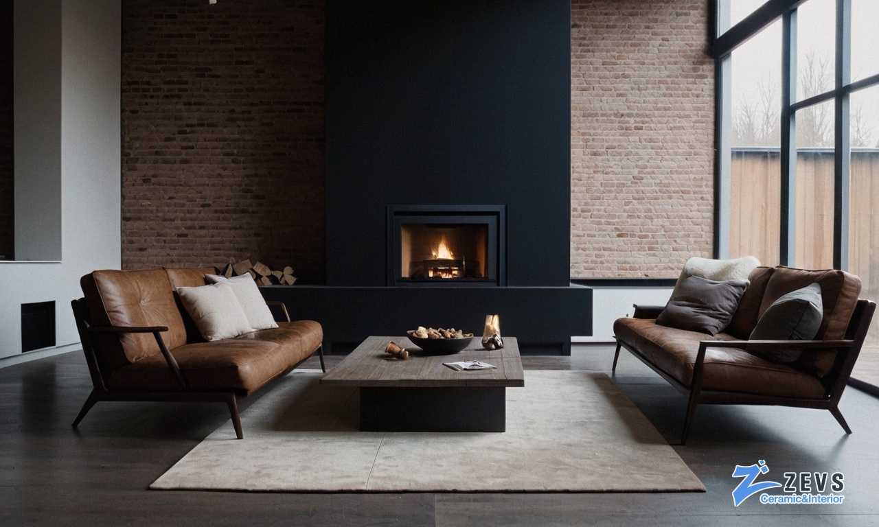 Облицовка печей плиткой под сланец как гармоничное сочетание современного стиля и классической элегантности