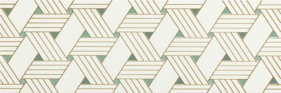 600080000432 Керамическая плитка Лайфстайл Уайт Вставка твист 75x25 ColiseumGres