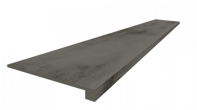 620070002472 Керамогранит Астро Блэк Ступень Фронтальная 120x33 ColiseumGres