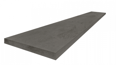 620070002480 Керамогранит Астро Блэк Ступень Угловая левая 120x33 ColiseumGres