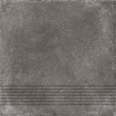 CP4A516 Ступень Carpet рельеф, темно-коричневый 29,8x29,8 Cersanit