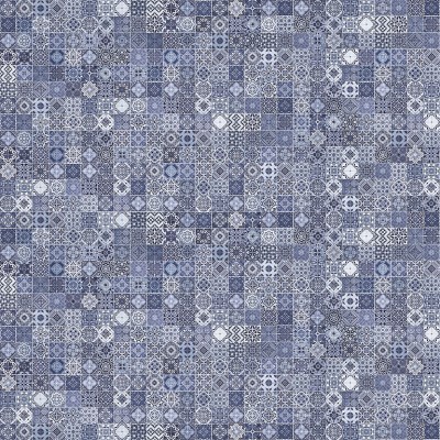 Керамогранит Hammam голубой 42x42