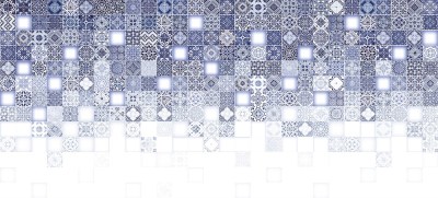 Плитка Hammam многоцветный рельеф 44x20