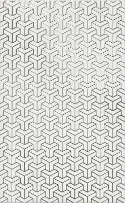 Ломбардиа белый 40x25 декор
