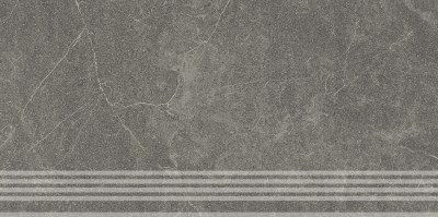 KM6060G0531RGRF Керамогранит Ступень фронтальная Эстерель серый тёмный матовый обрезной 60x30 Kerama Marazzi